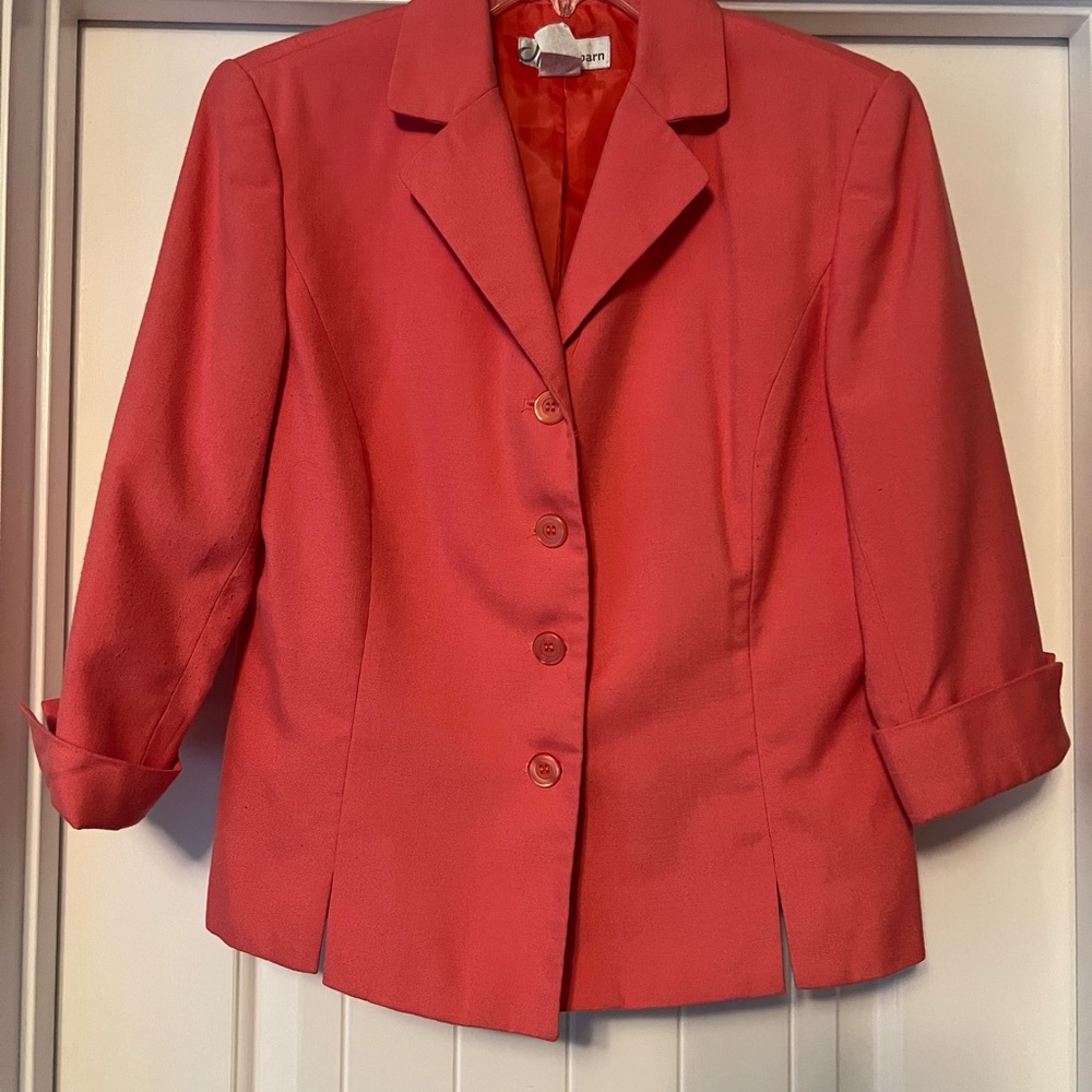 Preppy Dessbarn Coral Blazer Jacket